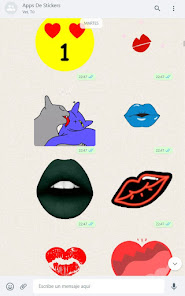 Imágen 8 Besos Stickers con Movimiento android