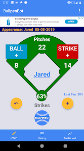 BullpenBot - Pitch Counter 2.1 APK + Mod (Free purchase) for Android