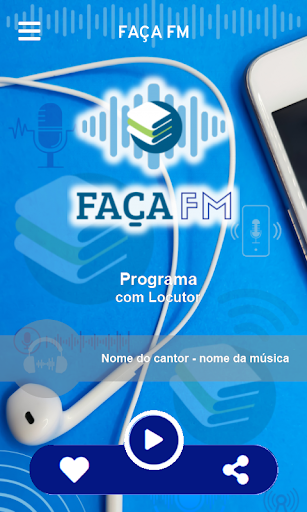 Android application FAÇA FM screenshort