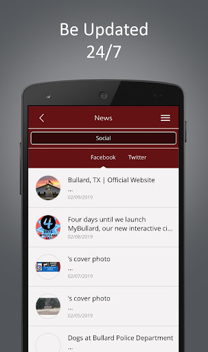 MyBullard Screen 2