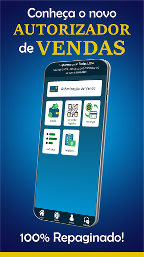 Android application Autorizador de Vendas screenshort