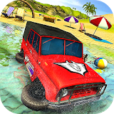 Water Surfer Jeep Driving icon