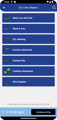 2 in 1 Dry Cleaners Screenshot 2 - AppWisp.com