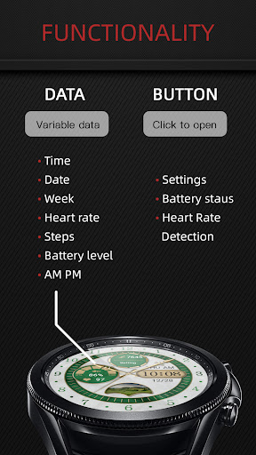 Android application Multicolor jade For Wear OS screenshort