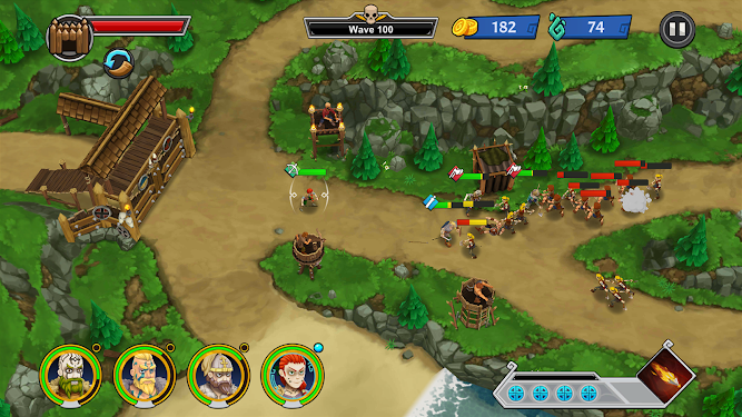 #4. Heroes of Valhalla (Android) By: Games Station Studio