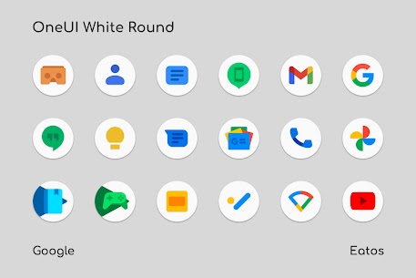 OneUI White – Round Icon Pack APK (PAID) Download 8