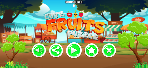 Android application Puzzle: Cute Fruits Game screenshort