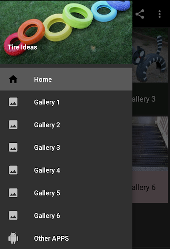 Android application Tire Ideas screenshort