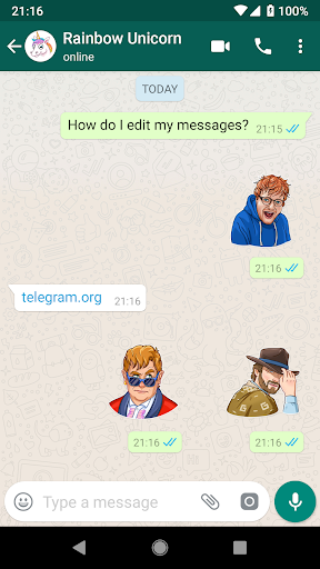 Celebrities Stickers 2 - WASti Screen 2