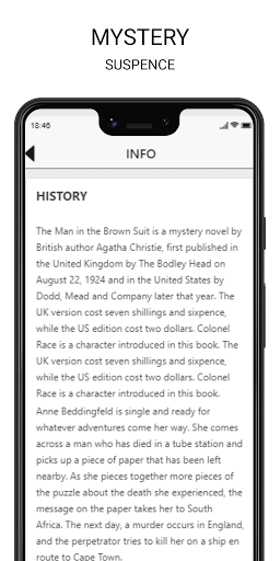 Man in Brown Suit Play Books Screen 2