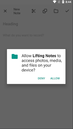 Lifting notes Screen 3