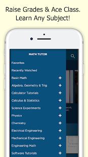 Math & Science Tutor - Algebra Capture d'écran