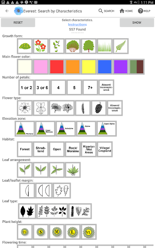 Screenshot of Wildflowers of Mount Everest