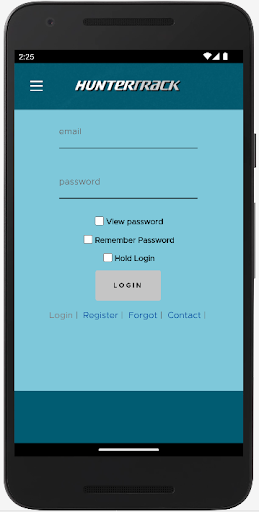 Android application HunterGPS screenshort