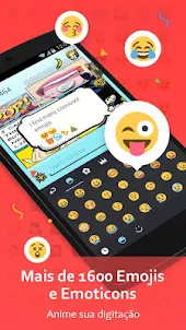 Teclado GO - Teclado emoji, Cute emoticons