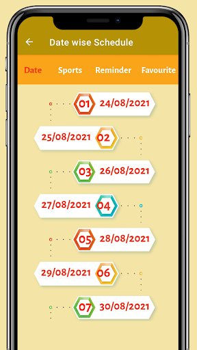 Summer Tokyo Games 2021 - Sche