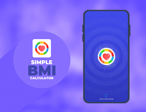 Android application Simple BMI Calculator screenshort