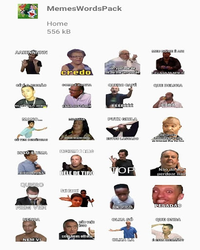 Android application Stickers Memes - WAStickerApps screenshort