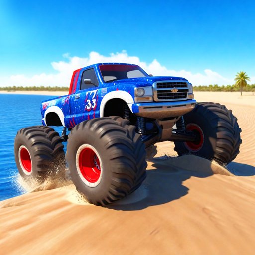 Monster Truck Water Surfing 3D  Icon