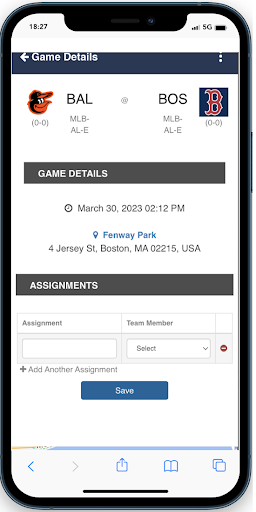 Leagues Hub Screen 3