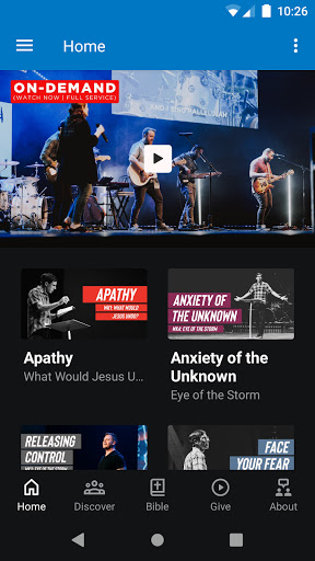 Android application Pantano.Church screenshort
