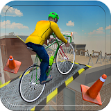 Rooftop BMX Kids Bicycle Rider icon