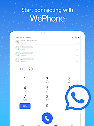 WePhone: Cheap Phone Calls App