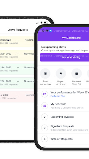 Android application Regulux Transport screenshort