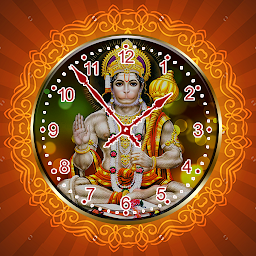 Icon image Hanuman Ji Clock LiveWallpaper