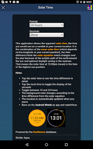 Captura de Pantalla 8 Solar Time android