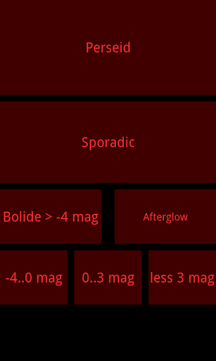 Android application Perseids screenshort