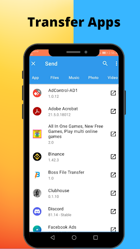 Boss File Transfer - Share Apps, Musics  Pics