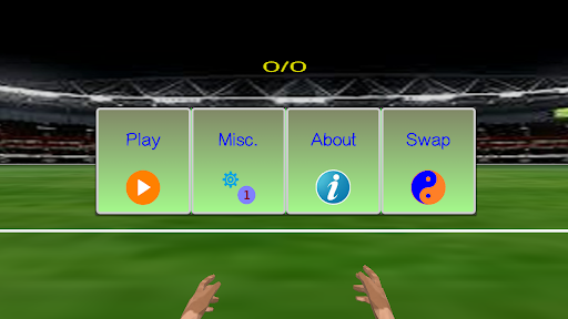 Android application Combo:goalkeeper & cricket screenshort