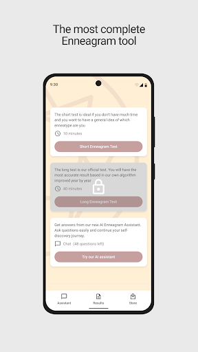 Android application Enneagram Personality Test screenshort