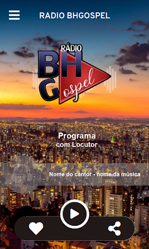 Android application RÁDIO BHGOSPEL screenshort