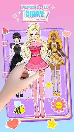 Game screenshot Paper Doll Diary: Dress Up DIY mod apk