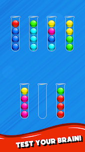 Ball Sort Blue - Puzzle Game