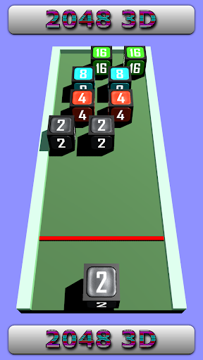 Android application 2048 3d - Endless Cubes Puzzle screenshort