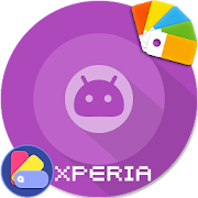XPERIA ON™ | O Purple Theme ?Design For SONY