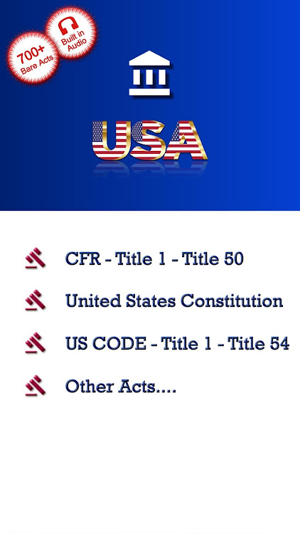 Constitution, CFR, USCODE - 5.600 - (Android)