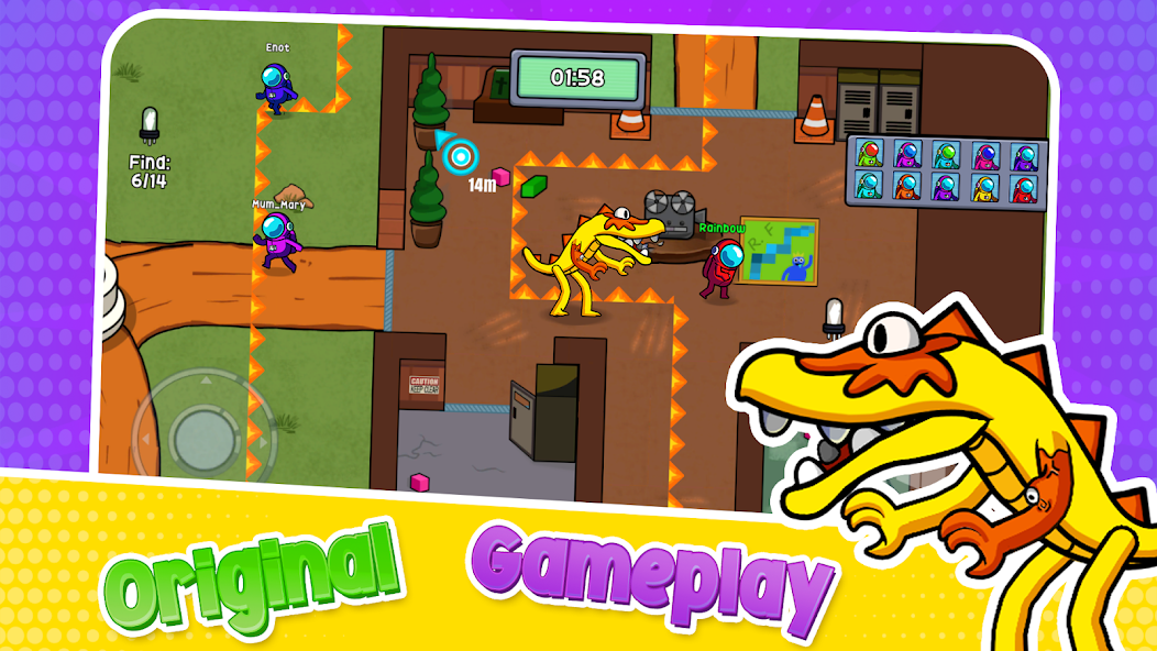 Survivor In Rainbow Monster 1.4.5 APK + Мод (Unlimited money) за Android