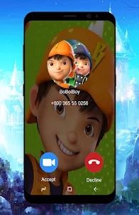BoBoiBoy fake call