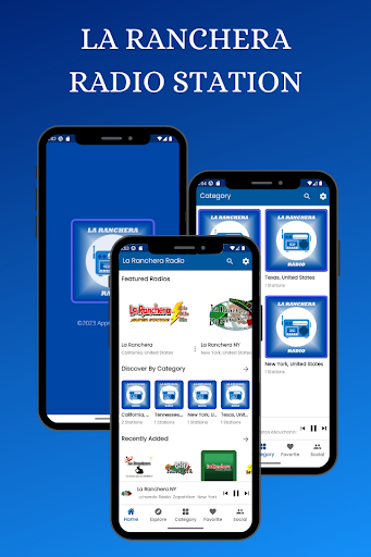 Android application La Ranchera Radio Stations screenshort