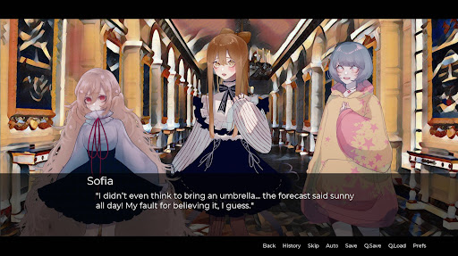 Amelie: Psychological Yuri VN Screen 3