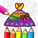 Cover Image of 下载 Wedding Dress Coloring Games  APK