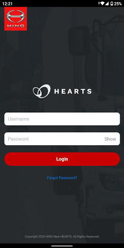 Android application HINO New HEARTS screenshort