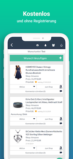 Mein Online Wunschzettel Screen 3