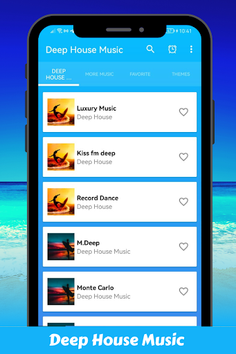 Deep House Music App - Songs Screen 3