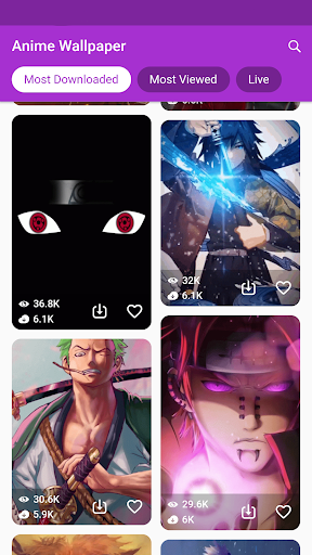 Android application Anime Wallpaper - Wallpaper HD screenshort