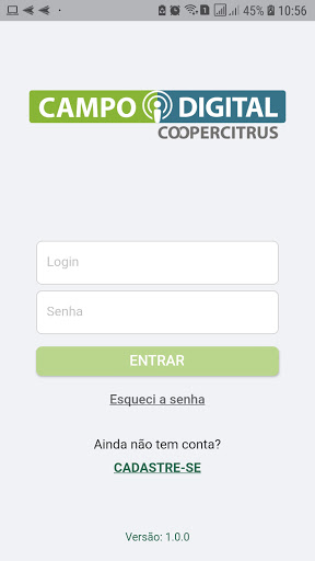 Android application Coopercitrus - Campo Digital screenshort